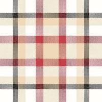 Plaid check pattern. Seamless fabric texture. Tartan textile print. vector