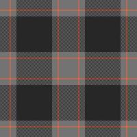 Plaid seamless pattern. Check fabric texture. Vector textile print.