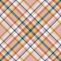 Plaid pattern vector. Check fabric texture. Seamless textile design for clothes, paper print. vector