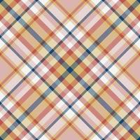 Plaid pattern vector. Check fabric texture. Seamless textile design for clothes, paper print. vector