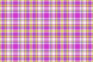 Seamless texture tartan. Check background vector. Pattern fabric plaid textile. vector
