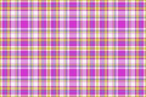 Seamless texture tartan. Check background vector. Pattern fabric plaid textile. vector