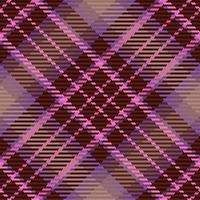 Check tartan fabric. Seamless plaid pattern. Vector background texture textile.