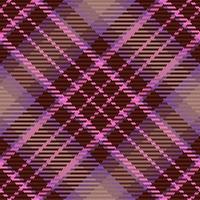 Check tartan fabric. Seamless plaid pattern. Vector background texture textile.