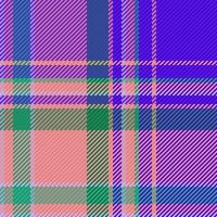 Fabric background vector. Plaid seamless texture. Pattern tartan check textile. vector