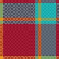 Background fabric plaid. Textile texture tartan. Vector check pattern seamless.