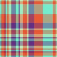 Pattern textile seamless. Texture plaid background. Check vector tartan fabric.