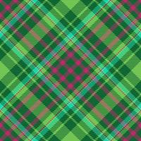 Textile plaid pattern. Tartan background fabric. Seamless check texture vector. vector