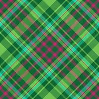 Textile plaid pattern. Tartan background fabric. Seamless check texture vector. vector