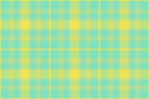 Plaid background, check seamless pattern in green. Vector fabric texture for textile print, wrapping paper, gift card or wallpaper.