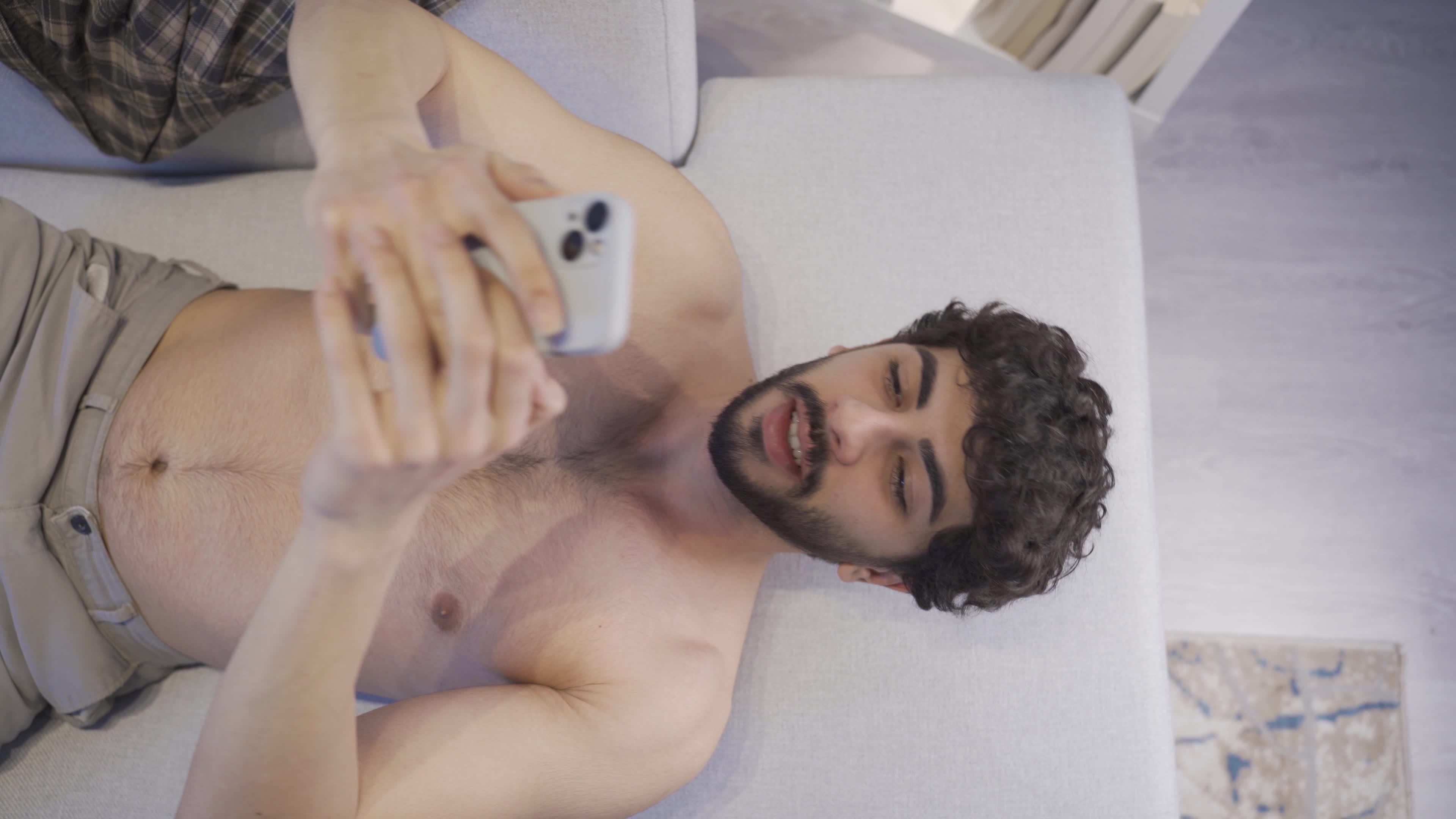 Naked male model video