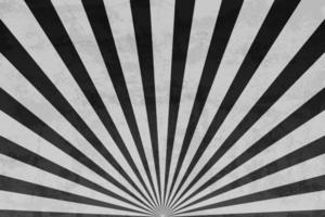 Vintage abstract grunge burst background with rays black and white color, vector illustration