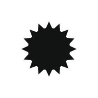 Sun icon vector