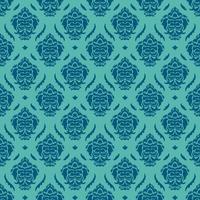 Retro geometric pattern in repeat. Fabric print. Damask style Seamless pattern background, mosaic ornament, vintage style. Design for prints on fabrics photo