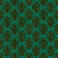 Retro geometric pattern in repeat. Fabric print. Damask style Seamless pattern background, mosaic ornament, vintage style. Design for prints on fabrics photo
