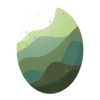 Colorful and beautifully patterned eggs that come into the Easter concept and can also be used in different events. png