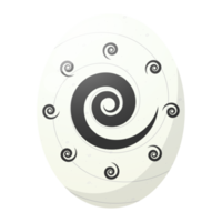 vistoso y hermosamente estampado huevos ese ven dentro el Pascua de Resurrección concepto y lata además ser usado en diferente eventos. png