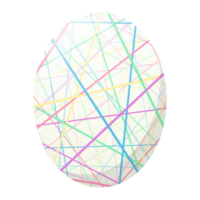 vistoso y hermosamente estampado huevos ese ven dentro el Pascua de Resurrección concepto y lata además ser usado en diferente eventos. png
