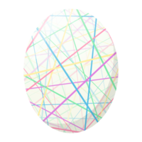 Colorful and beautifully patterned eggs that come into the Easter concept and can also be used in different events. png