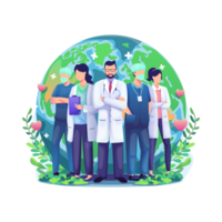 Doctors Day Illustration png