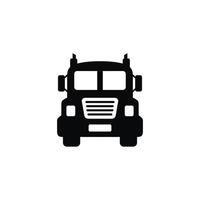 Truck icon isolated on white background vector