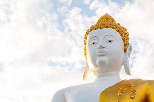 Big Buddha statue Wat Phra That Doi Kham at Chiang Mai,Thai temple Northern  Thailand photo