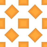 Pattern homemade cookie different taste in pastry biscuit vector