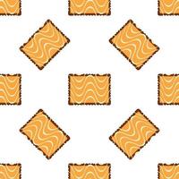 patrón de galletas caseras de diferentes sabores en galletas de pastelería vector