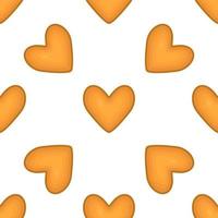 Pattern homemade cookie different taste in pastry biscuit vector
