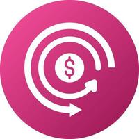 Chargeback Icon Style vector