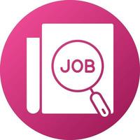 Job search Icon Style vector