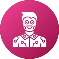 Humanoid Icon Style vector