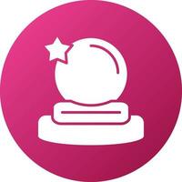 Crystal Ball Icon Style vector
