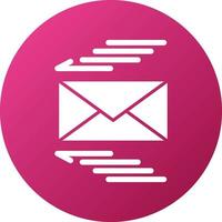 estilo de icono de correo vector