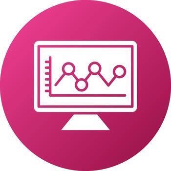 profético análisis icono estilo vector