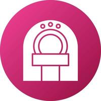 CT Scan Icon Style vector