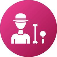 Archaeologist Male Icon Style vector