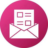 Newsletter Icon Style vector