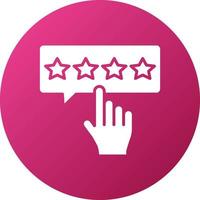Please Rate Icon Style vector