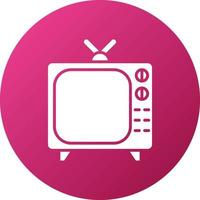 estilo de icono de televisión vector