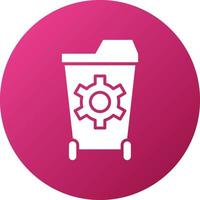 Waste Management Icon Style vector
