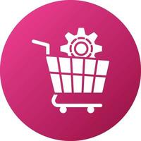 Ecommerce Solutions Icon Style vector