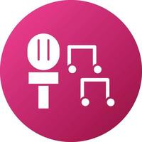 Singing Icon Style vector