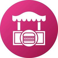 Burger Shop Icon Style vector