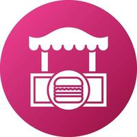 Burger Shop Icon Style vector