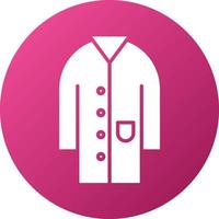 Doctor Coat Icon Style vector