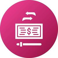 Minimum Transaction Amount Icon Style vector