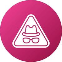 Fraud Alert Icon Style vector