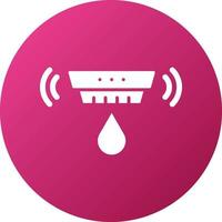 Smart Water Sensor Icon Style vector