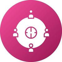 User Connection Icon Style vector
